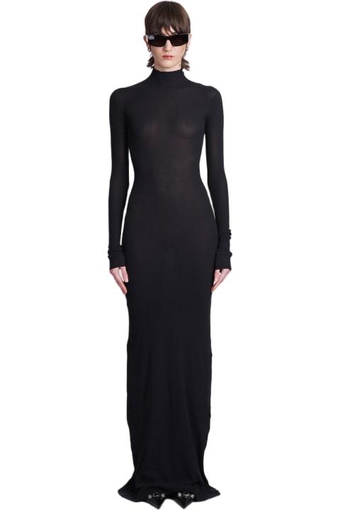 Clothing for Women Balenciaga Dress In Black Polyamide