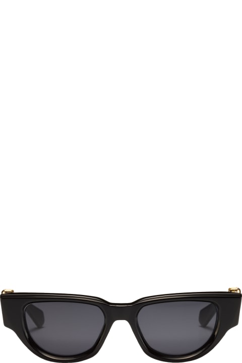 Valentino Eyewear Eyewear for Women Valentino Eyewear Due - Black / Rose Gold Sunglasses