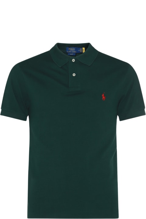Fashion for Men Polo Ralph Lauren Dark Green Cotton Polo Shirt