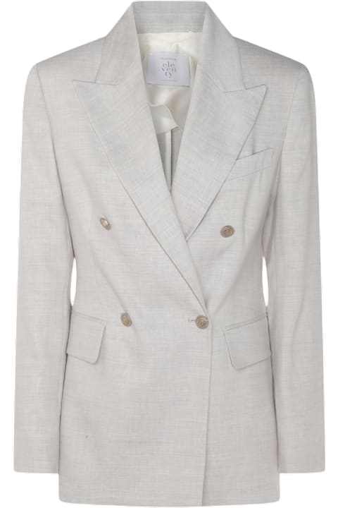Eleventy for Kids Eleventy White Linen Blazer