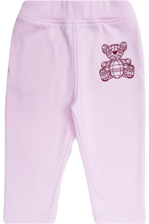 Sale for Kids Burberry Sweatpants With Teddy Bear Motif