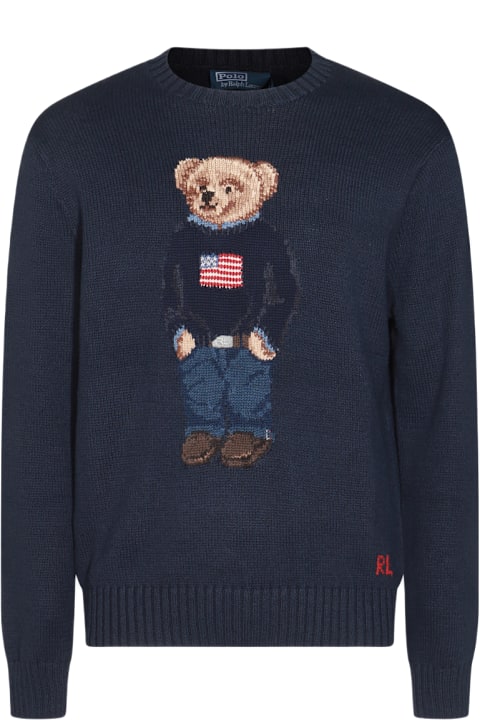 Homeware Ralph Lauren Black Cotton Knitwear