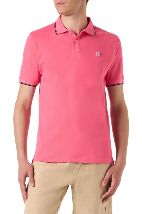 Homeware MC2 Saint Barth Man Fluo Pink Polo Piquet