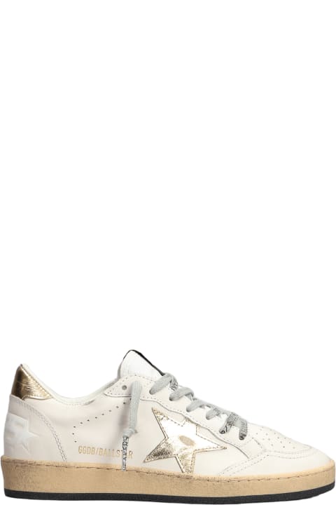 Golden Goose Sneakers for Women Golden Goose Ball Star Sneakers In White Leather
