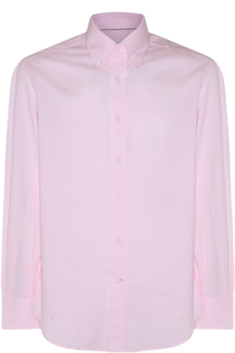 Brunello Cucinelli Shirts for Women Brunello Cucinelli Pink Cotton Shirt