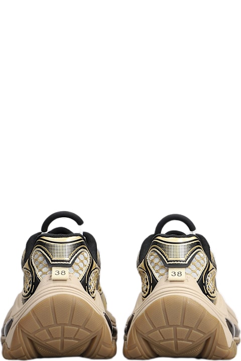 Ash Dragon Sneakers In Gold Leather And Fabric | italist, ALWAYS