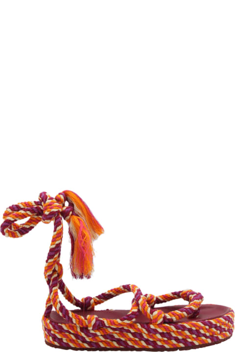 Isabel Marant for Women Isabel Marant Orange Rope Erol Sandals