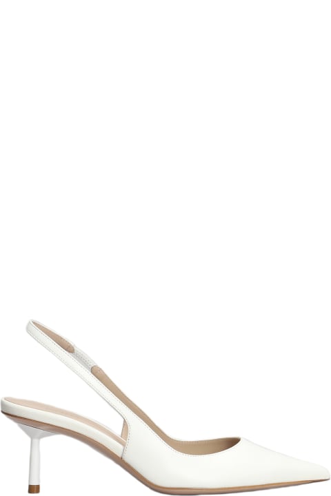 Bridal Shoes for Women Le Silla Bella Pumps In White Leather