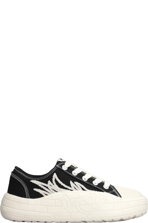 Acupuncture Women Acupuncture Nyu Vulc G2 Sneakers In Black Canvas