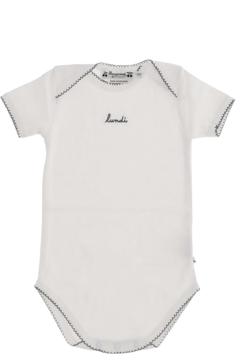 Bodysuits & Sets for Baby Boys Bonpoint Cotton Bodysuit With Logo