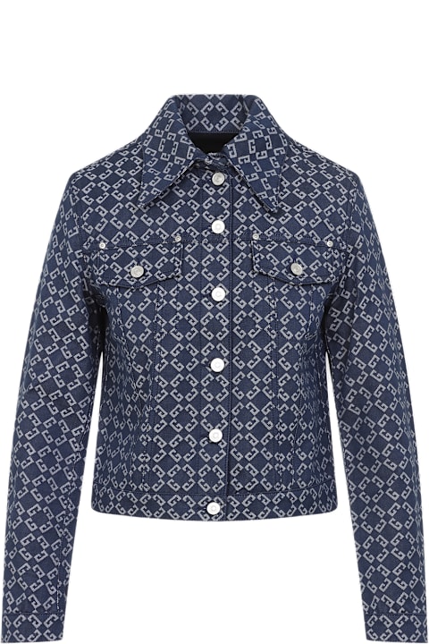 Givenchy Coats & Jackets for Women Givenchy Monogram Denim Jacket