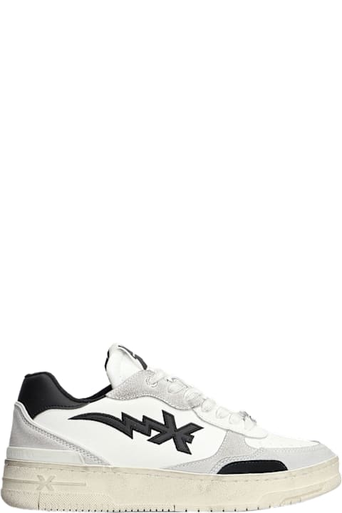 John Richmond for Men John Richmond Sneakers In White Suede And Leather