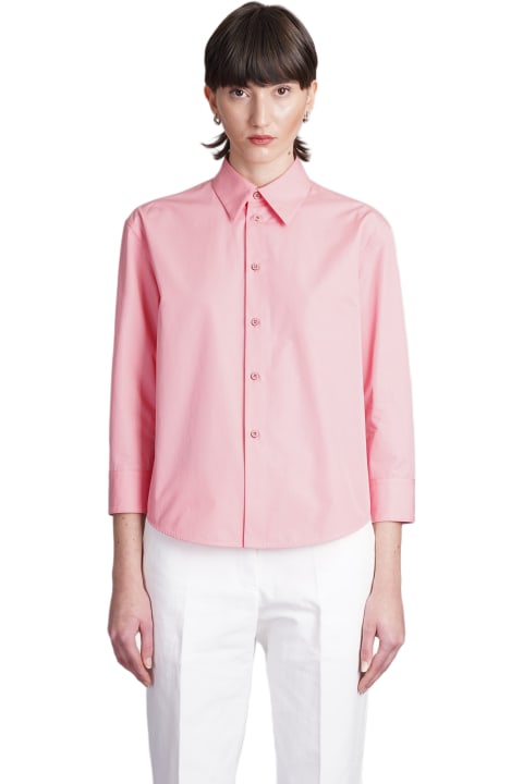 Jil Sander Topwear for Women Jil Sander Shirt In Rose-pink Cotton