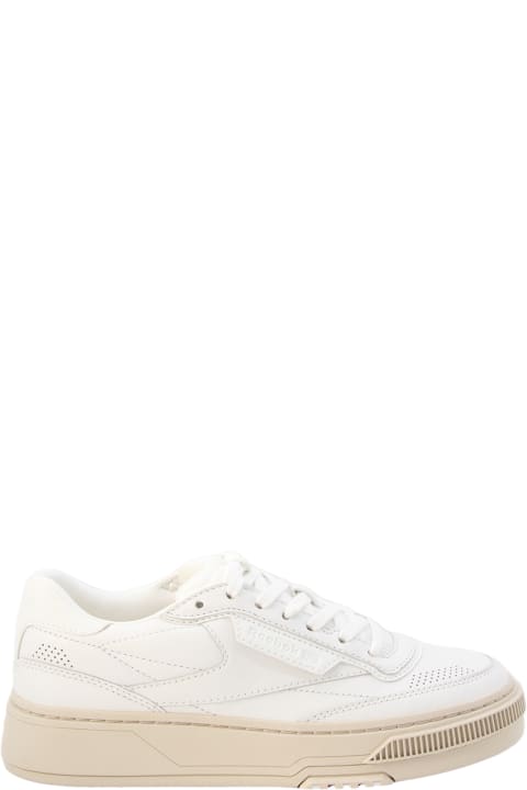 Reebok for Kids Reebok White Leather C Ltd Sneakers