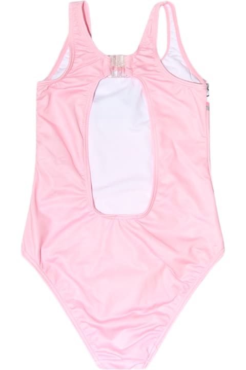 Swimwear for Girls Chiara Ferragni Pink Fairytale Eyestar One Piece Swimwear