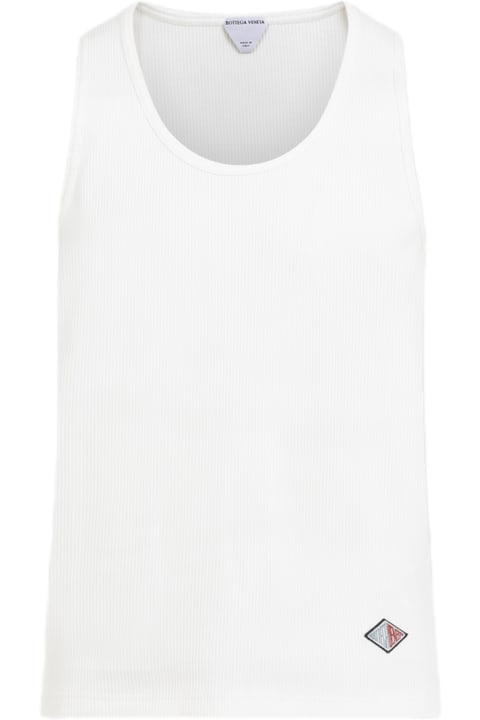 Bottega Veneta Clothing for Men Bottega Veneta Logo-patch Cotton Tank Top