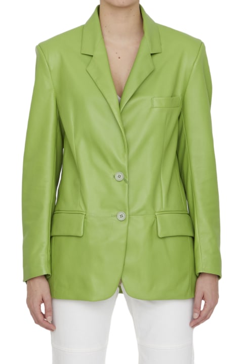 Salvatore Santoro Coats & Jackets for Women Salvatore Santoro Lime Leather Jacket