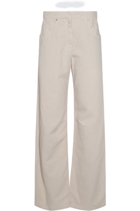 Homeware Brunello Cucinelli White Cotton Jeans