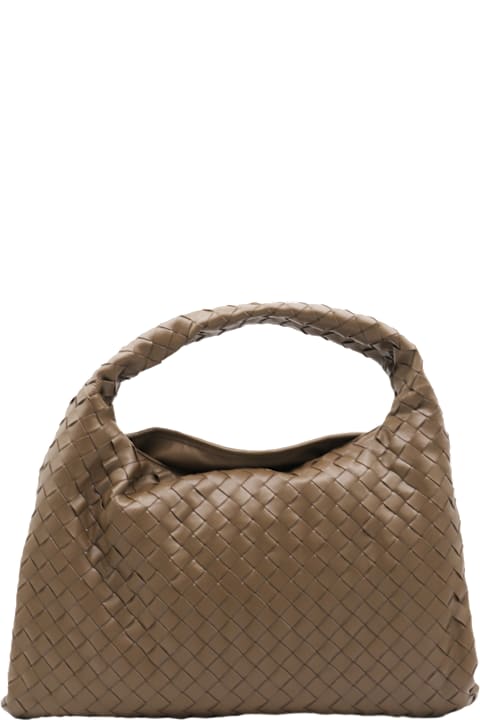 Bottega Veneta Brown Leather Hop Small Handle Bag