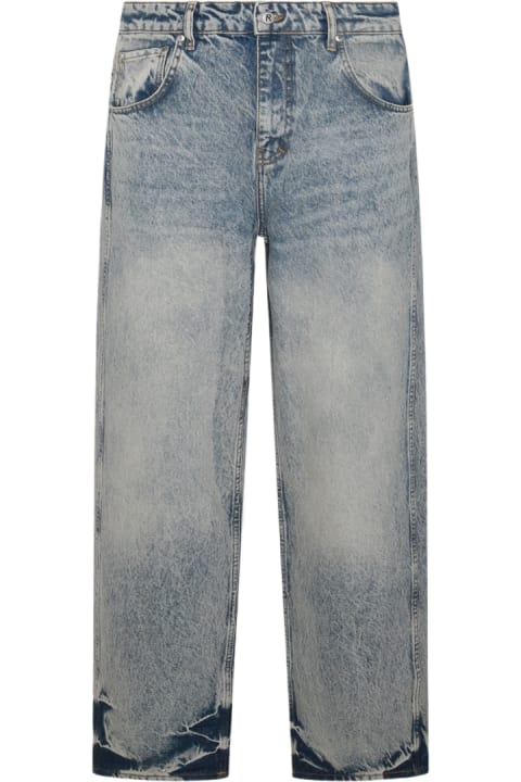 メンズ デニム REPRESENT Blue Cotton Denim Jeans