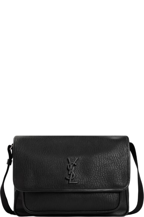 Homeware Saint Laurent Niki Logo Plaque Messenger Bag