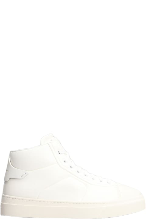 Santoni for Men Santoni Glory Sneakers In White Leather