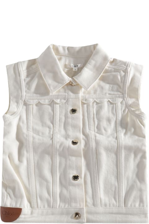 Homeware Chloé Cream Cotton Denim Jacket