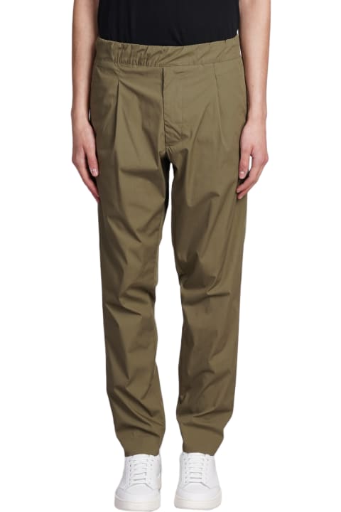 Low Brand Pants for Men Low Brand Patrick Pants In Green Cotton