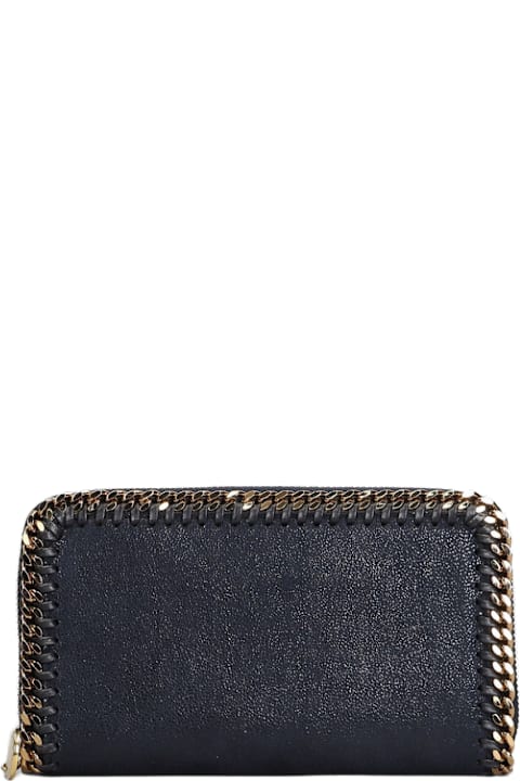 Stella McCartney for Women Stella McCartney Falabella Wallet In Blue Polyester