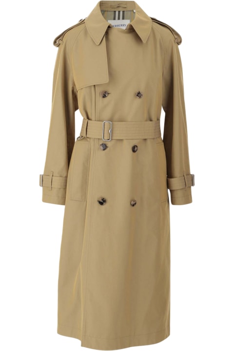 Coats & Jackets for Women Burberry Cotton Gabardine Trench Coat