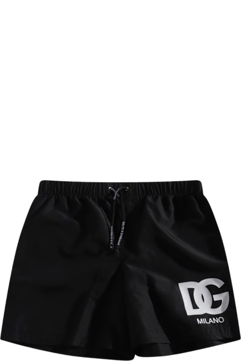 Swimwear for Boys Dolce & Gabbana Black Beachwear