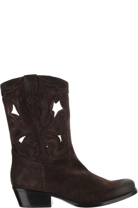 Sartore Boots for Women Sartore Suede Western Boots