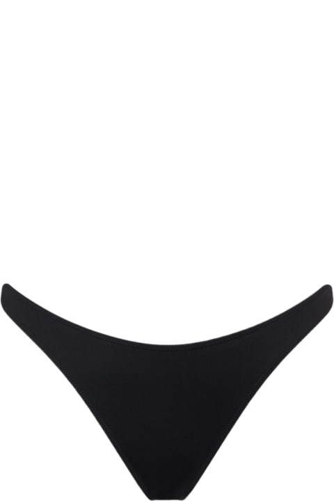 Homeware MC2 Saint Barth Woman Black Cheeky Swim Briefs
