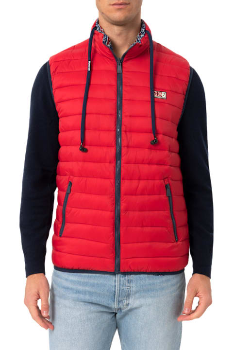 Homeware MC2 Saint Barth Man Red Padded Vest Aspen