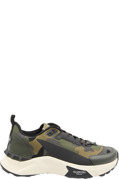 Shoes for Men Valentino Garavani Sneaker Low Top True Act Camouflage