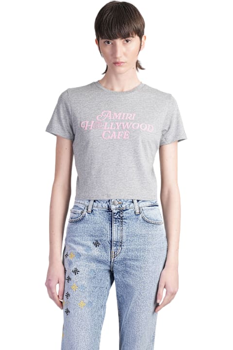 AMIRI Clothing for Women AMIRI T-shirt In Grey Cotton