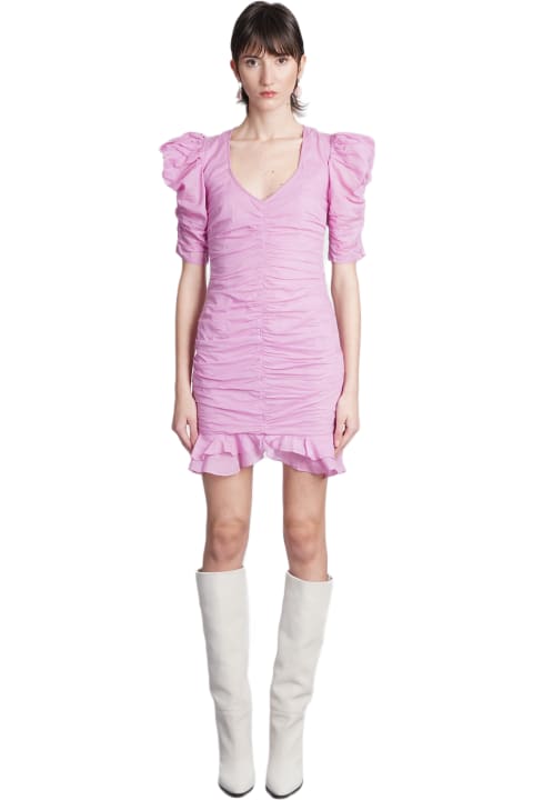 Homeware Marant Étoile Puff Sleeved Gathered Mini Dress