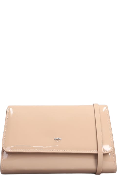 Giuseppe Zanotti for Women Giuseppe Zanotti Cleopatra Clutch In Powder Patent Leather