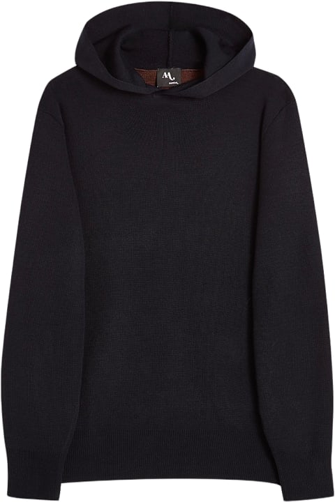 doppiaa for Women doppiaa Aaurelio-bi Bicolor Wool Hoodie