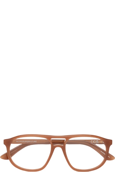 RETROSUPERFUTURE Eyewear for Women RETROSUPERFUTURE Retrosuperfuture Numero 127 Cola Caramel Glasses