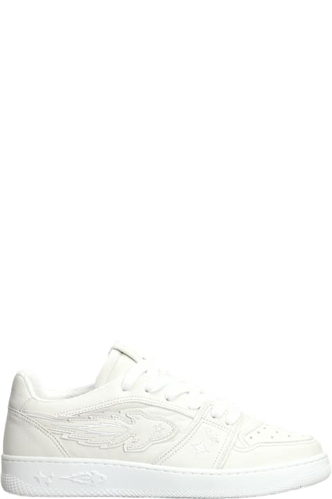 Enterprise Japan for Men Enterprise Japan Egg Rocket Sneakers In White Leather