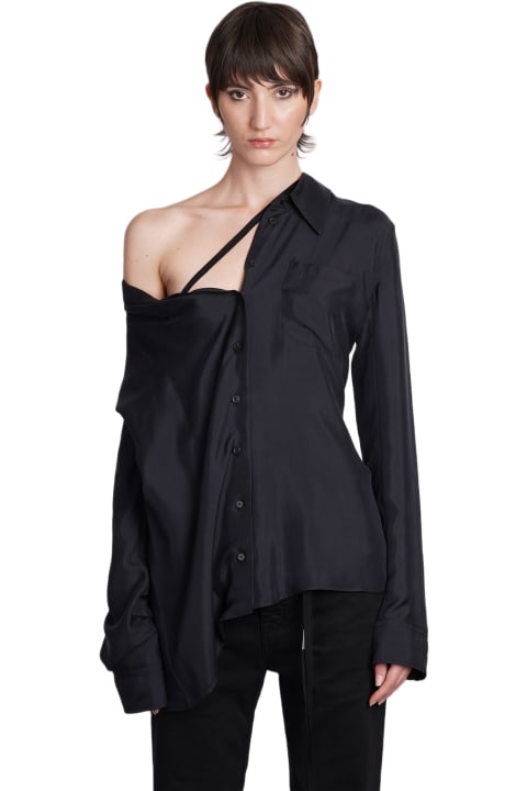 Ann Demeulemeester for Women Ann Demeulemeester Shirt In Black Silk