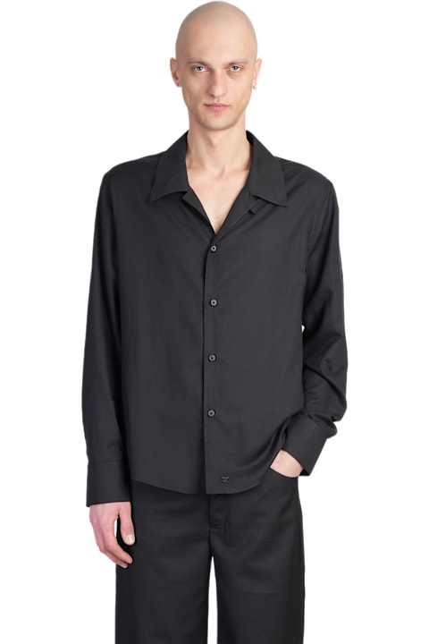 Courrèges for Men Courrèges Shirt In Black Cotton