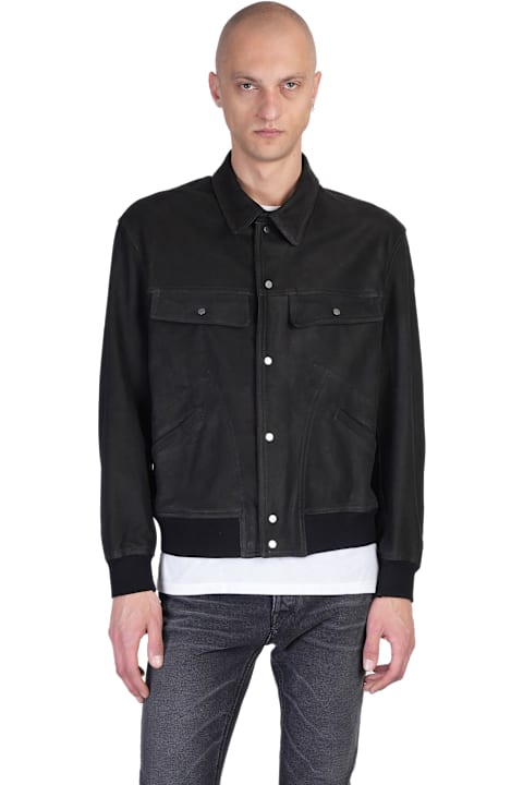 Salvatore Santoro Clothing for Men Salvatore Santoro Leather Jacket In Black Leather
