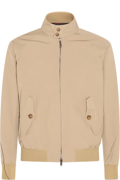 Baracuta Coats & Jackets for Men Baracuta Natural Cotton Blend Casual Jacket