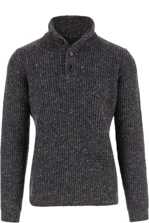 Aspesi Sage Green Cotton Sweater italist