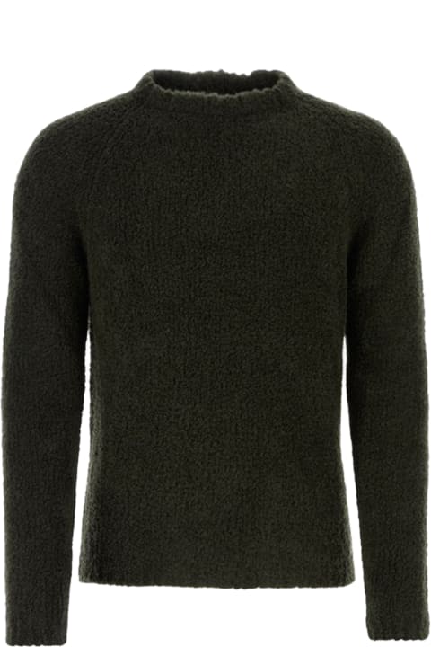 Ten C Sweaters for Men Ten C Black Wool Blend Jumper