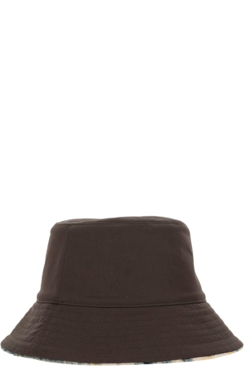Homeware Burberry Reversible Fleece Check Bucket Hat
