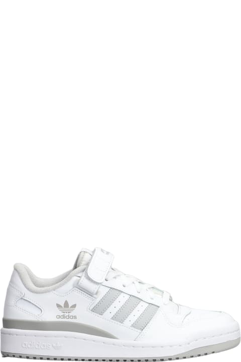 Shoes for Men Adidas Forum Low Sneakers In White Leather