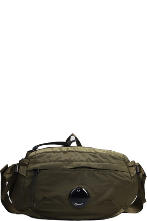 C.P. Company Shoulder Bags for Men C.P. Company Nylon B Waist Bag In Green Polyamide